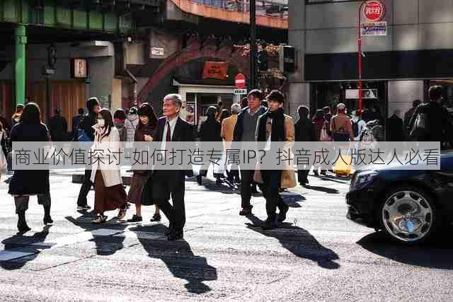 商业价值探讨-如何打造专属IP?抖音成人版达人必看