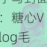 手写封面:糖心Vlog毛笔字上镜