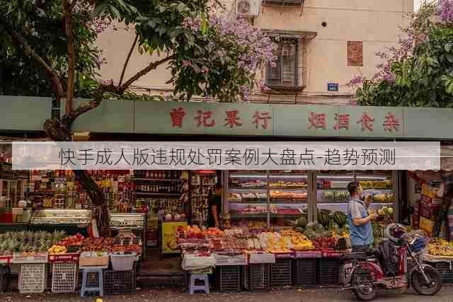 快手成人版违规处罚案例大盘点-趋势预测