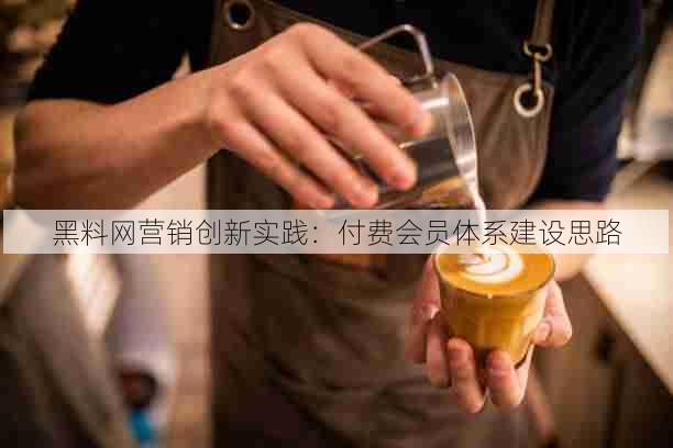 黑料网营销创新实践:付费会员体系建设思路